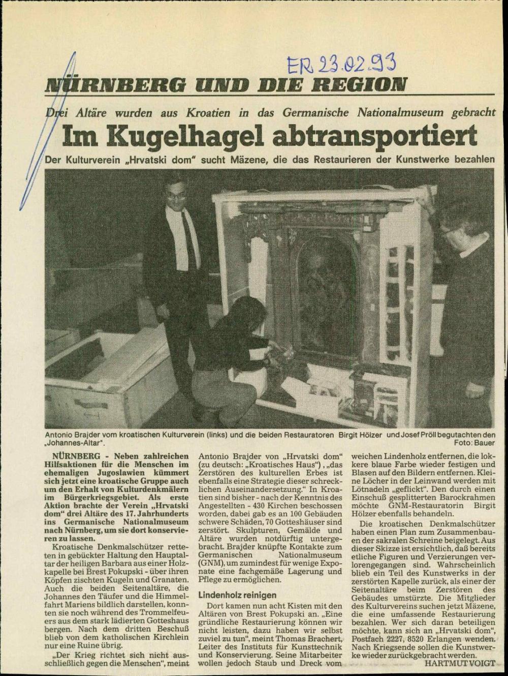 Im Kugelhagel abtransportiert