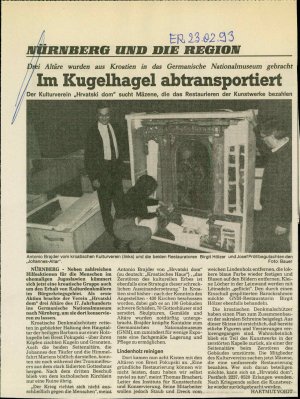 Im Kugelhagel abtransportiert  - nosilna