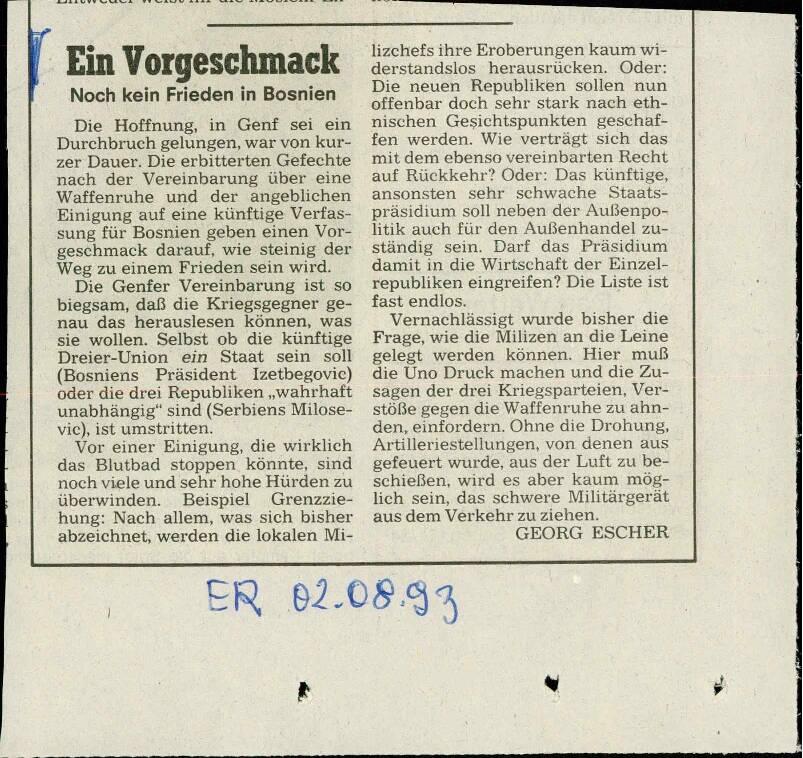 Ein Vorgeschmack - nosilna