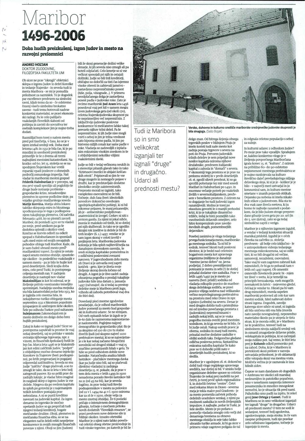 Maribor 1496-2006