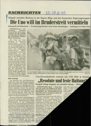 Die Uno will im Bruderstreit vermitteln  - nosilna