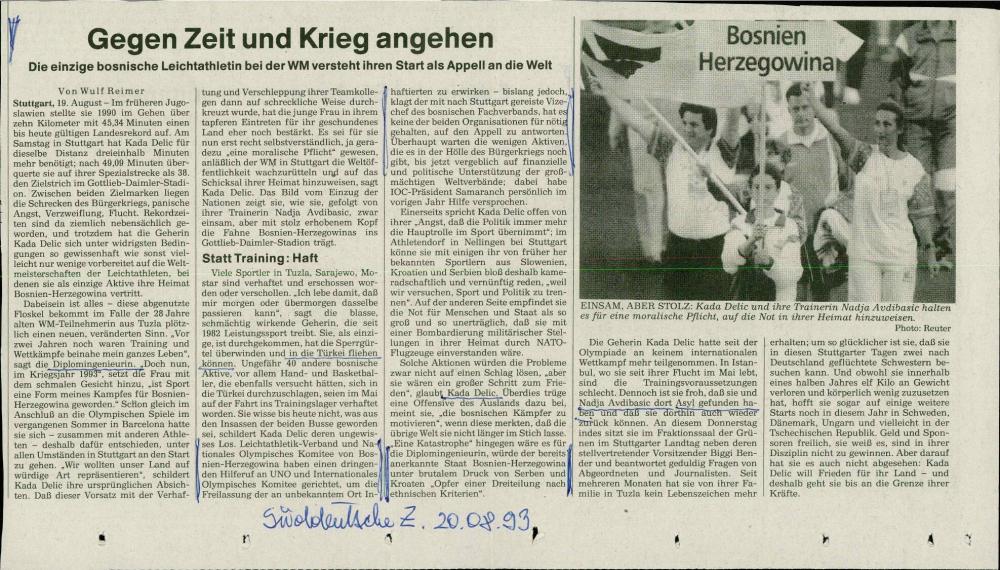 Gegen Zeit und Krieg angehen - nosilna