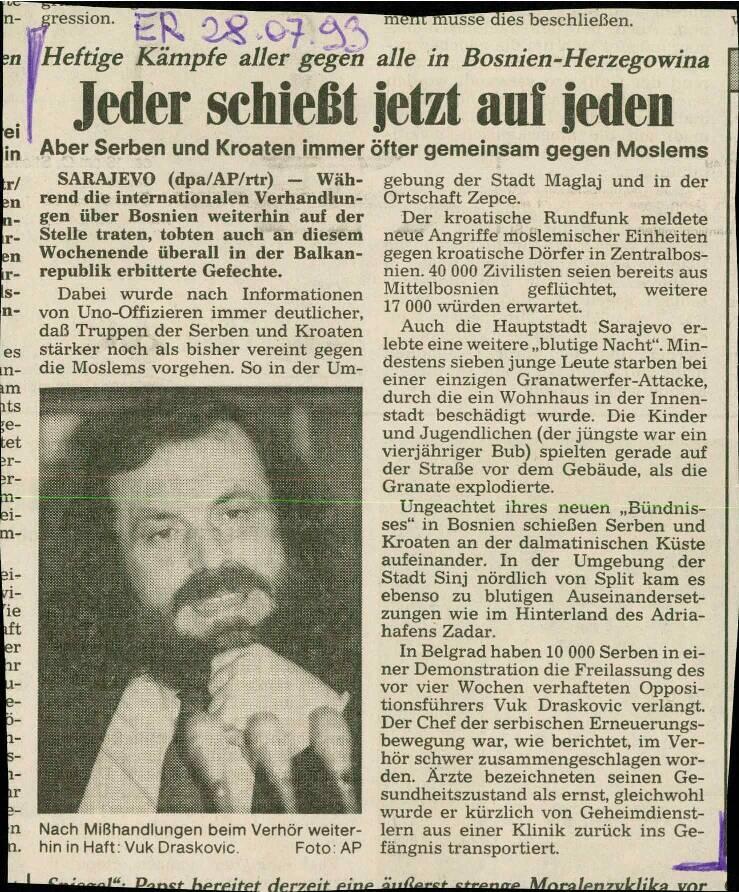 Jeder schießt jetzt auf jeden