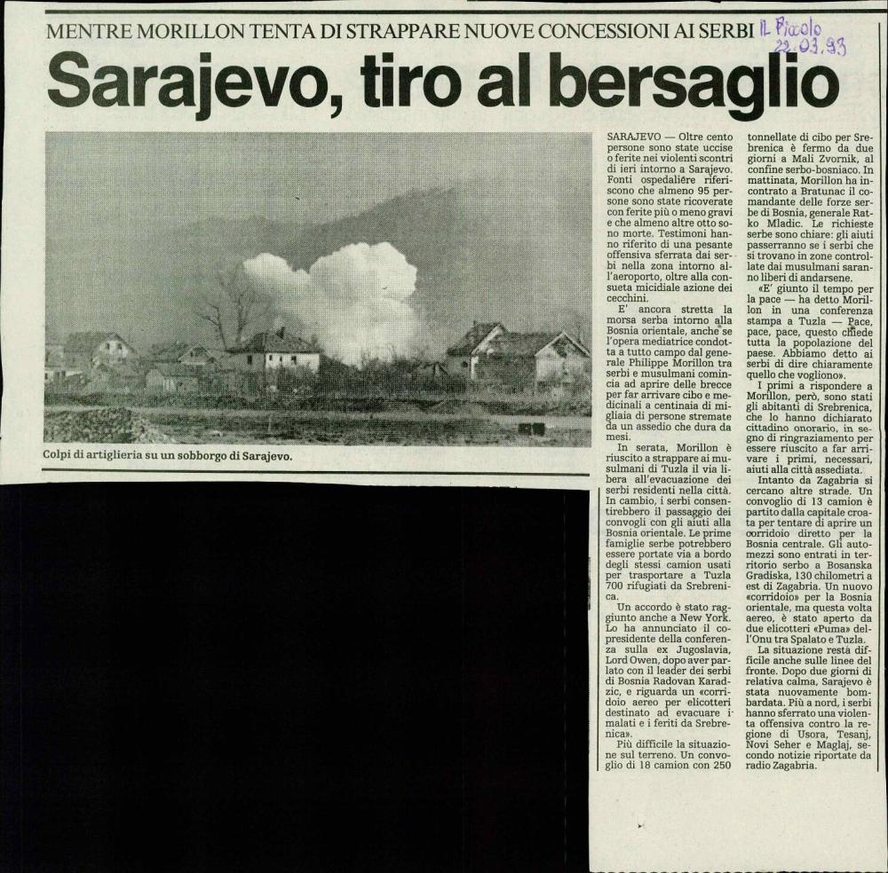 Sarajevo, tiro al bersaglio