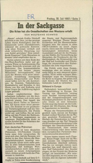 In der Sackgasse  - nosilna