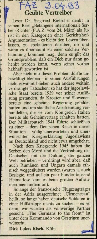 Geübte Vertreiber