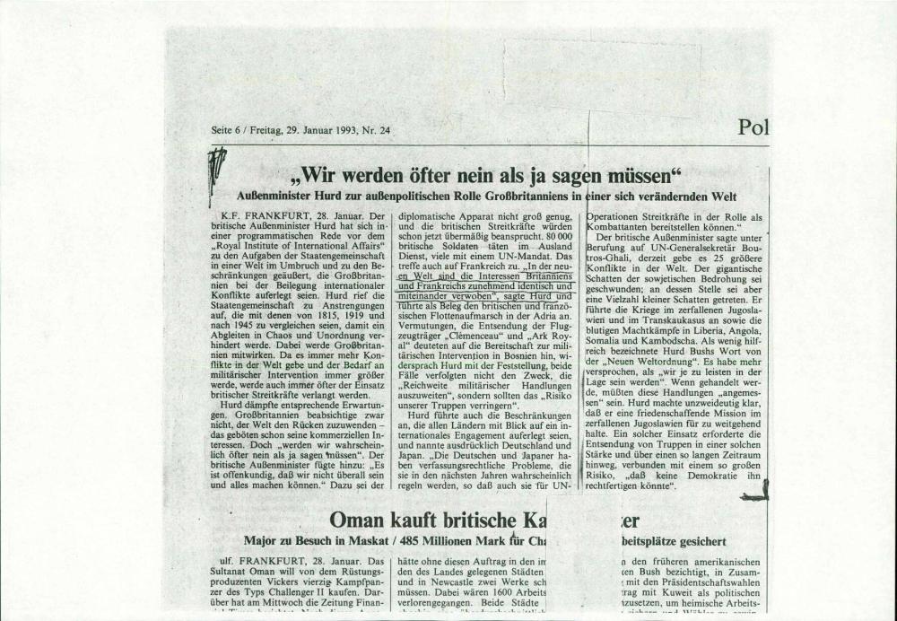 „Wir werden öfter nein als ja sagen müssen"
