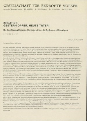 Kroatien: gestern Opfer, heute Täter  - nosilna
