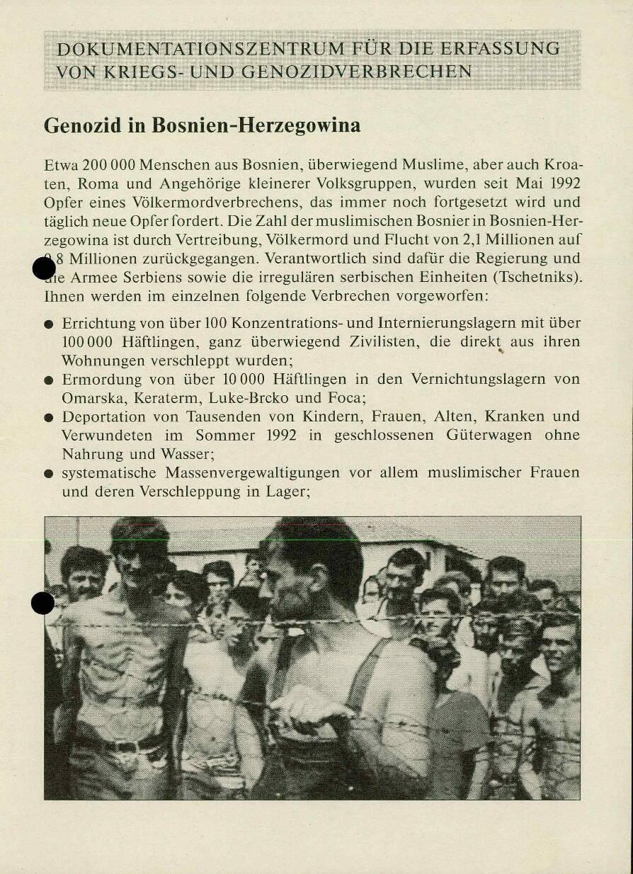 Genozid in Bosnien-Herzegowina
