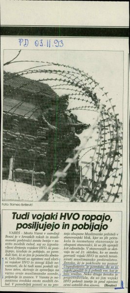 Tudi vojaki HVO ropajo, posiljujejo in p...  - nosilna