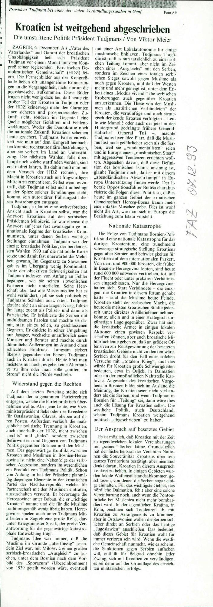 Kroatien ist weitgehend abgeschrieben - nosilna