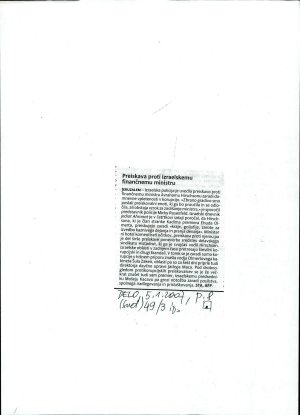 Preiskava proti izraelskemu finančnemu m...  - nosilna