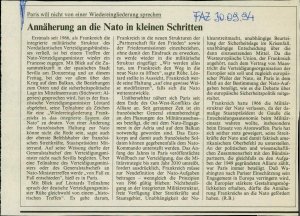 Annäherung an die Nato in kleinen Schrit...  - nosilna