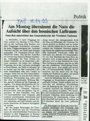 Am Montag übernimmt die Nato die Aufsich...  - nosilna