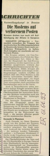 Die Moslems auf verlorenem Posten  - nosilna