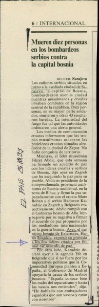 Mueren diez personas en los bombardeos s...  - nosilna