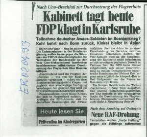 Kabinett tagt heute FDP klagt in Karlsru...  - nosilna