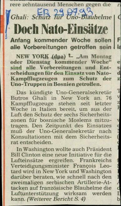 Doch Nato-Einsätze