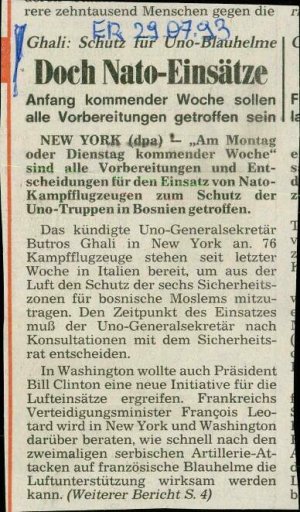 Doch Nato-Einsätze  - nosilna