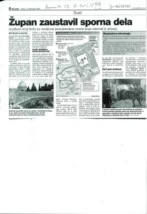 Župan zaustavil sporna dela  - nosilna