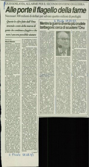 Mentre la guerra diventa più crudele Ize...  - nosilna