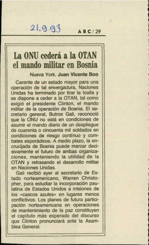 La ONU cederá a la OTAN el mando militar...  - nosilna
