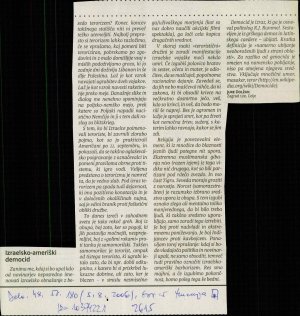 Izraelsko-ameriški democid  - nosilna