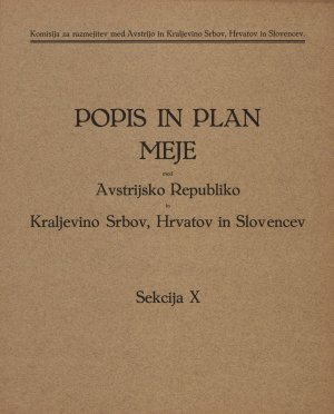 Popis in plan meje med Avstrijsko Republ...  - nosilna