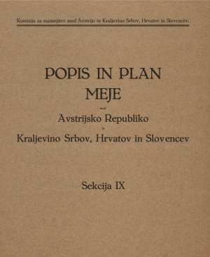 Popis in plan meje med Avstrijsko Republ...  - nosilna