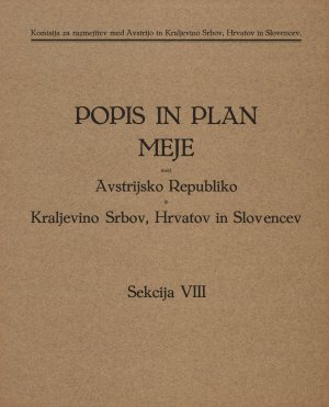 Popis in plan meje med Avstrijsko Republ...  - nosilna