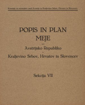 Popis in plan meje med Avstrijsko Republ...  - nosilna