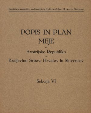 Popis in plan meje med Avstrijsko Republ...  - nosilna