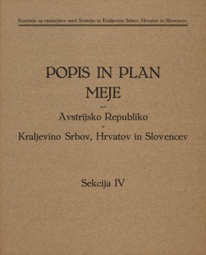 Popis in plan meje med Avstrijsko Republ...  - nosilna