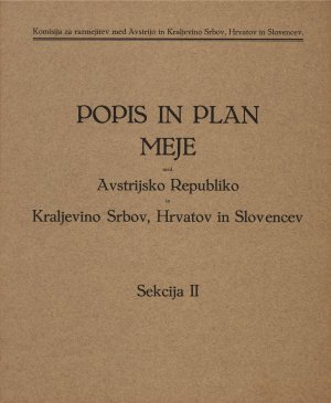 Popis in plan meje med Avstrijsko Republ...  - nosilna