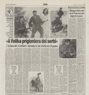 «A Velika prigioniera dei serbi»  - nosilna