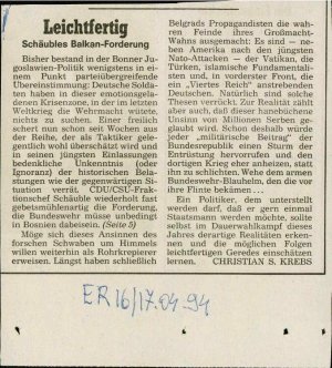 Leichtfertig  - nosilna