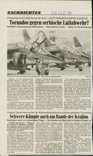 Tornados gegen serbische Luftabwehr?  - nosilna