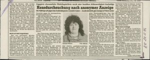 Hausdurchsuchung nach anonymer Anzeige  - nosilna
