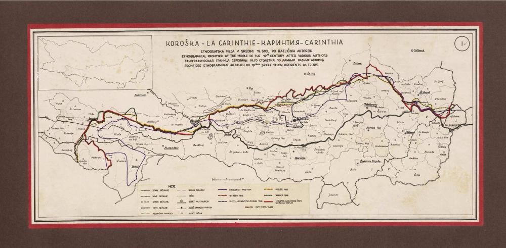 Koroška - La Carinthie - Karintija - Carinthia: Etnografski podatki