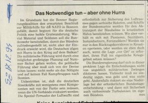 Das Notwendige tun - aber ohne Hurra  - nosilna