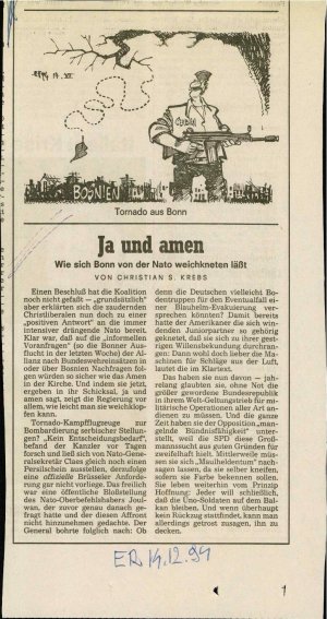 Ja und amen  - nosilna