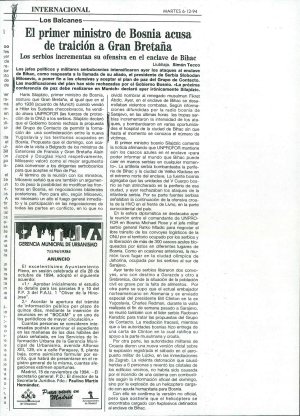 El primer ministro de Bosnia acusa de tr...  - nosilna