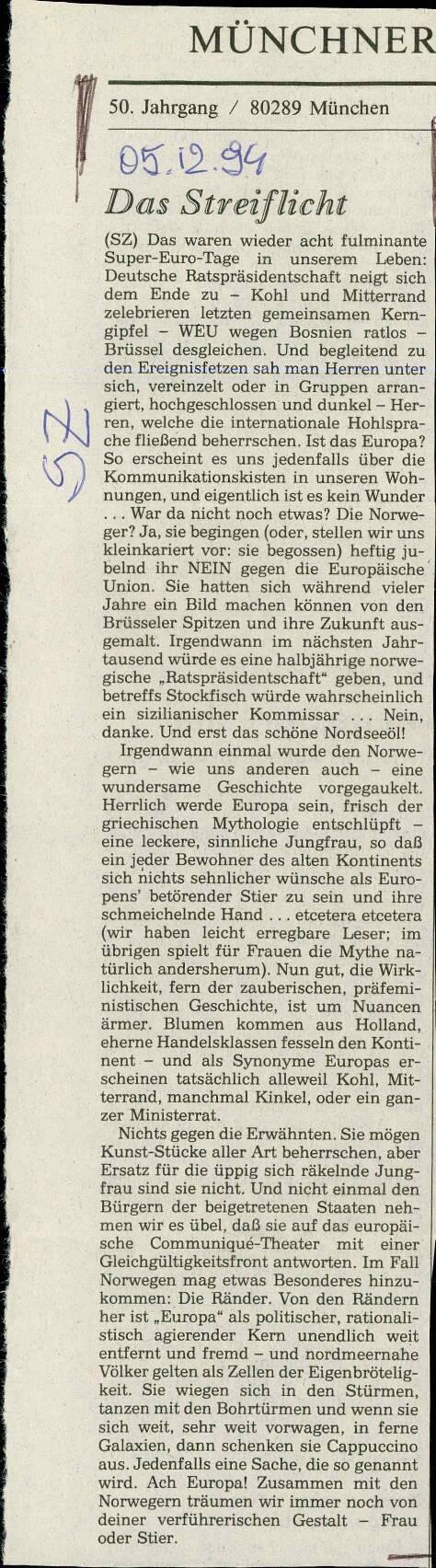 Das Streiflicht