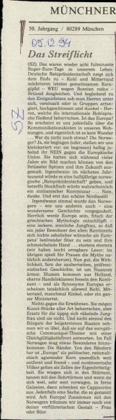 Das Streiflicht  - nosilna