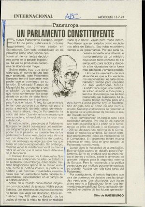 Un parlamento constituyente  - nosilna