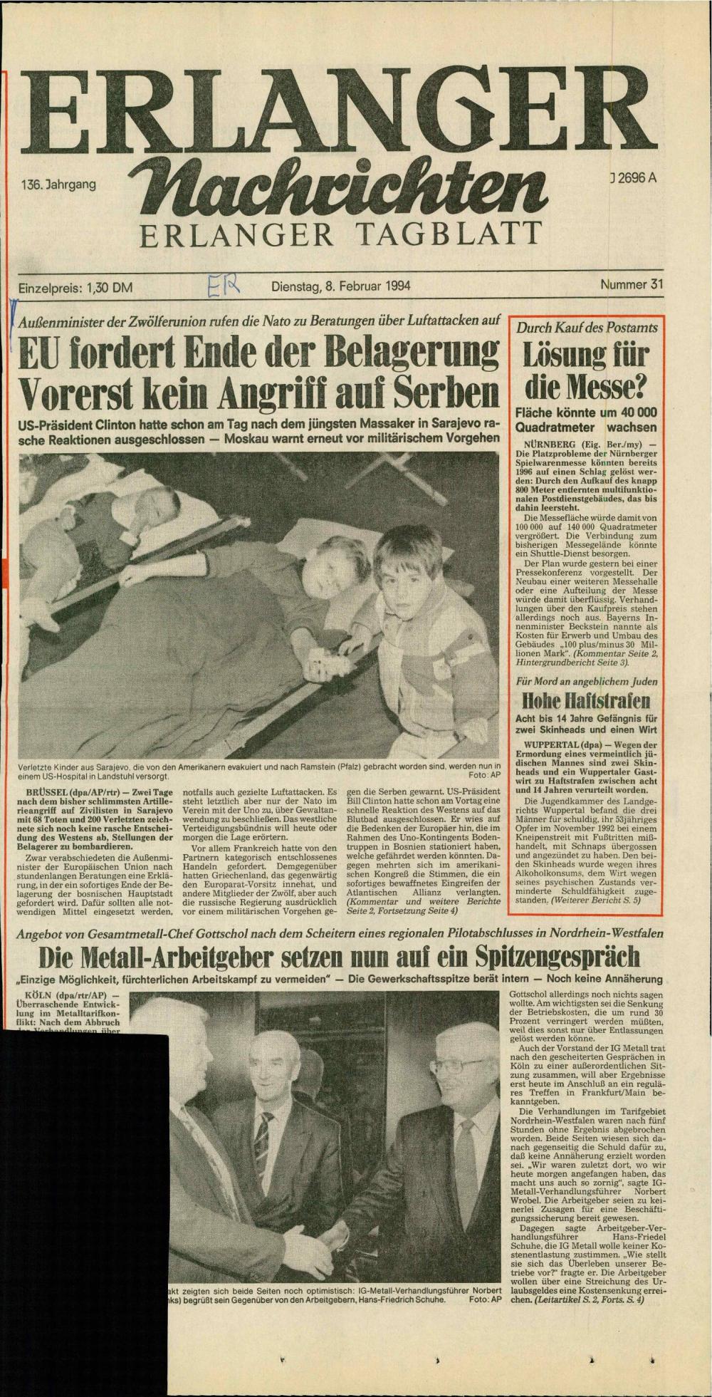 EU fordert Ende der Belagerung Vorerst kein Angriff auf Serben