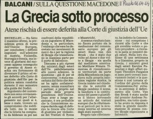 La Grecia sotto processo  - nosilna