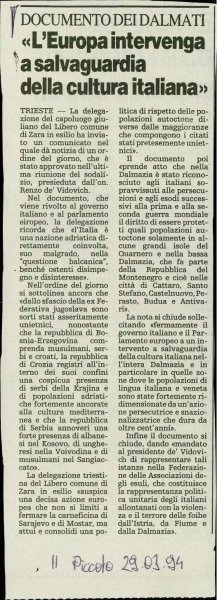 «L'Europa intervenga a salvaguardia dell...  - nosilna