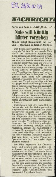 Nato will künftig härter vorgehen  - nosilna