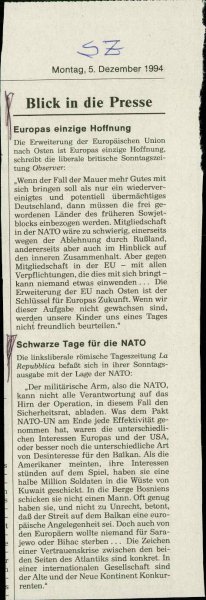 Schwarze Tage für die NATO  - nosilna